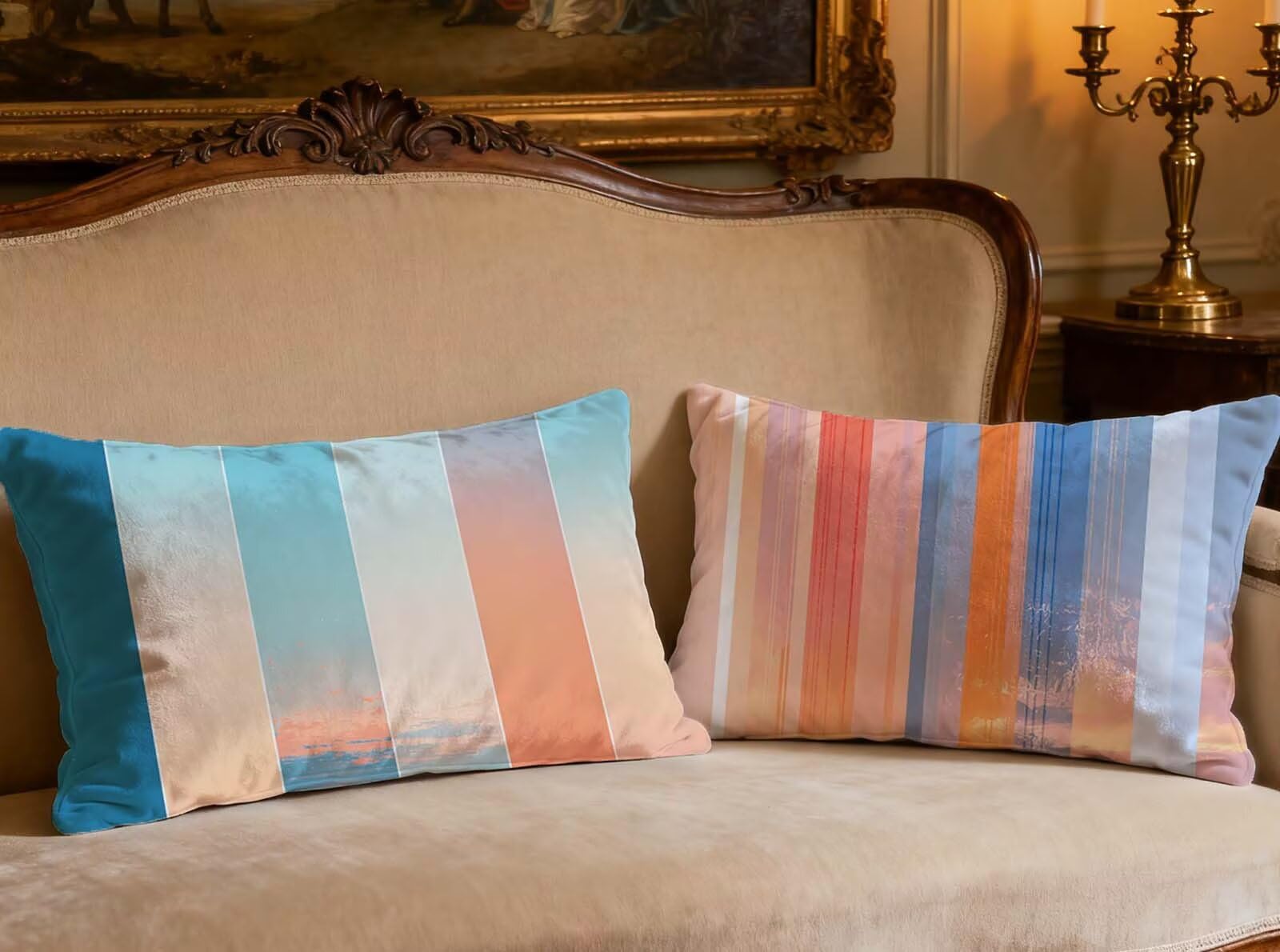 Housse de coussin velours rectangulaire 70x90 impression recto verso haut de gamme modele O-20P