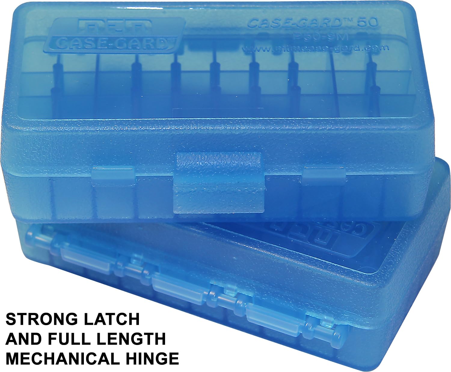 Amazon.co.jp: 青箱 .380AUTO / 9mmカートリッジ 50発収納用ケース