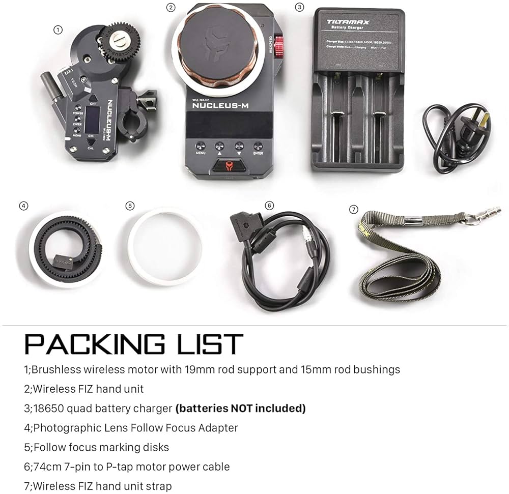 【定価25万】 Nucleus-M フルキット Nucleus-M: Partial Kit 3 (WLC-T03-K3) | TILTA O