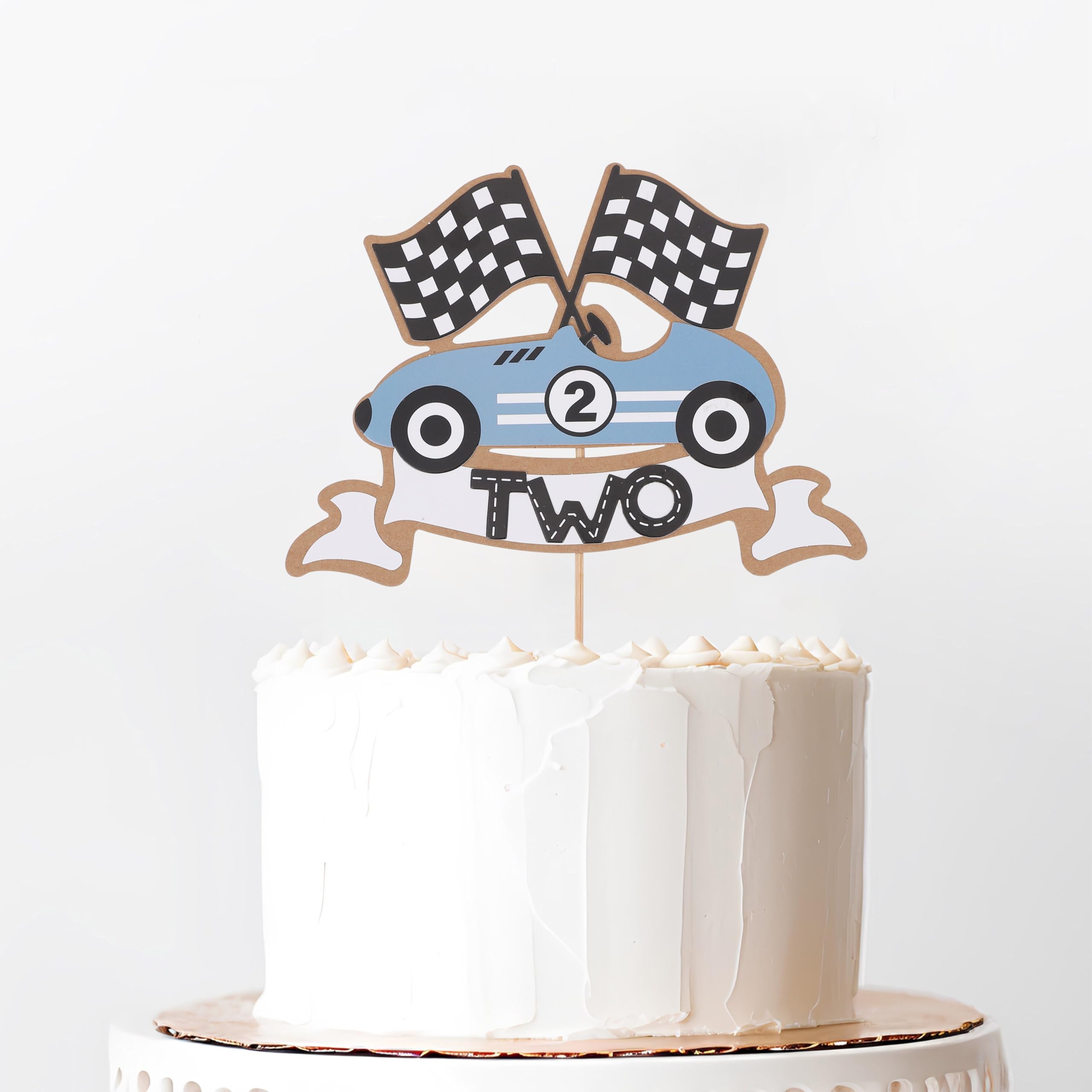 FIGURINE DECOR DE GATEAU,3--Décoration De Gâteau'anniversaire En Forme