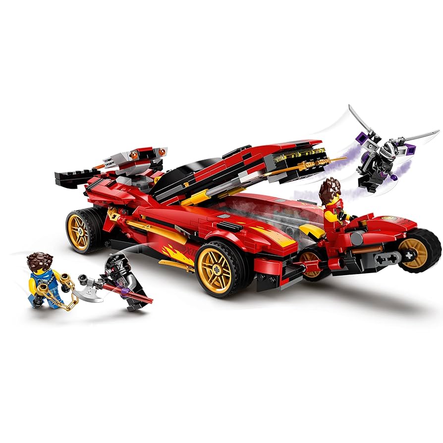 けー LEGO NINJAGO Legacy 71737 Ninjaścigacz X-1 (599 elementów