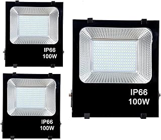 كشاف ليد خارجي 100 واط يستخدم كـ كشاف ملاعب محلات واجهات كشافات ليد عالية الجودة ابيض عدد 3