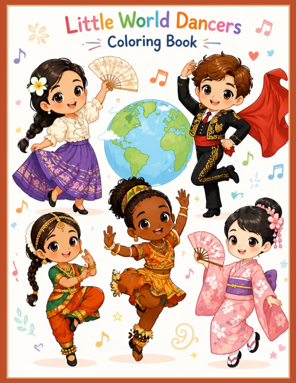 Little World Dancers Coloring Book: A Fun Cultural Adventure Through Dance and Creativity