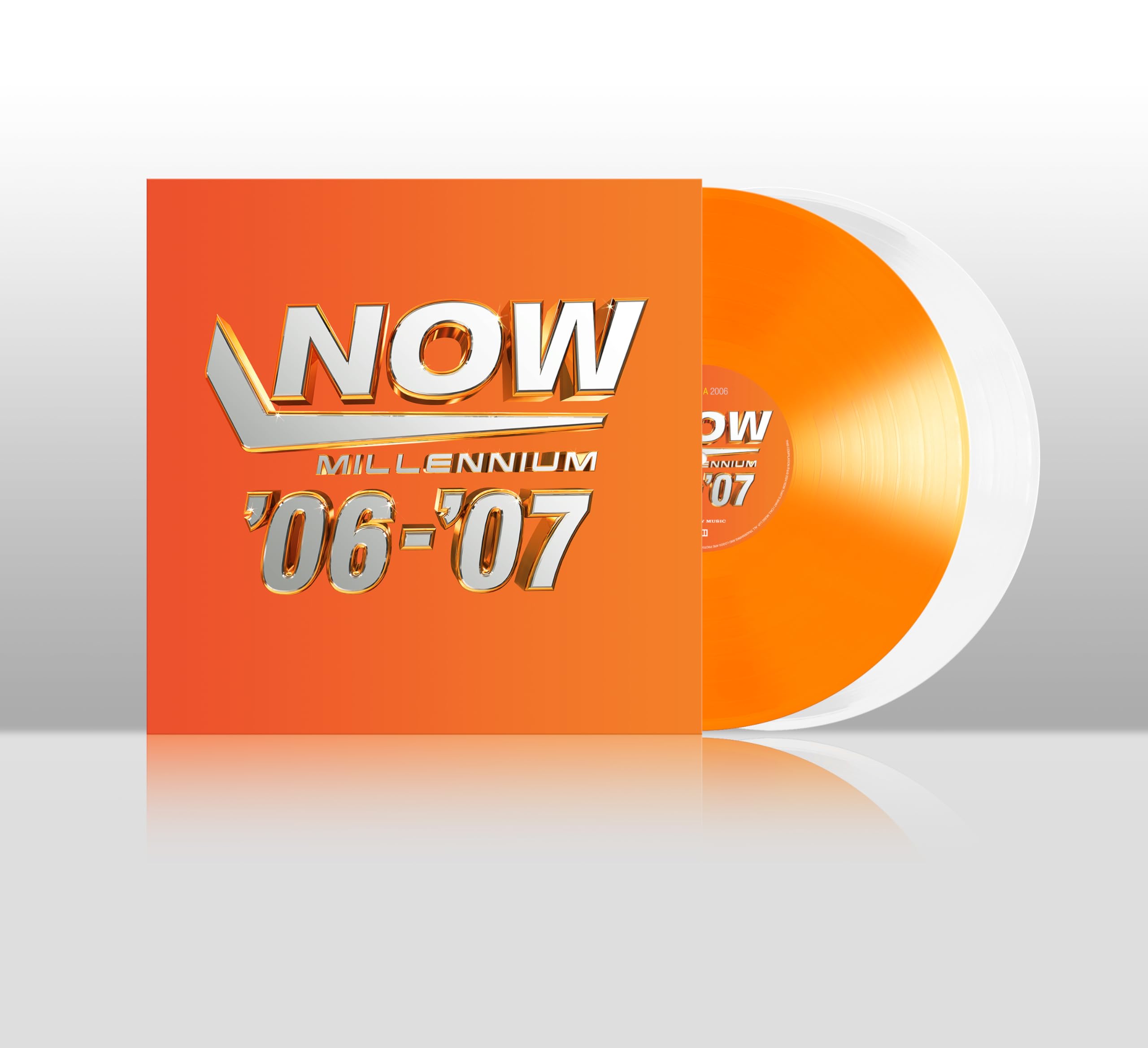 VARIOUS - NOW Millennium 2006-2007 - Vinyl (orange & white vinyl 2xLP)