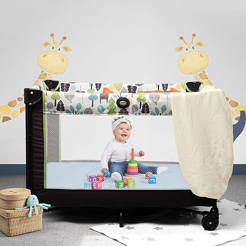 Miniatura 2 de VYPERX Sábanas de muselina Pack n Play  24 x 38 pulgadas, 100% algodón para mini cuna, aptas para Graco Pack n Play y otros colchones de 27 x 39
