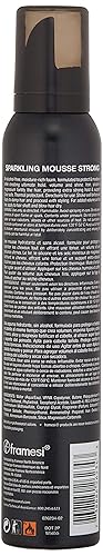 Miniatura 2 de Framesi BY Lava Sparkling Mousse, Mousse de cabello de fijación fuerte para cabello teñido y tratado, 6.9 onzas