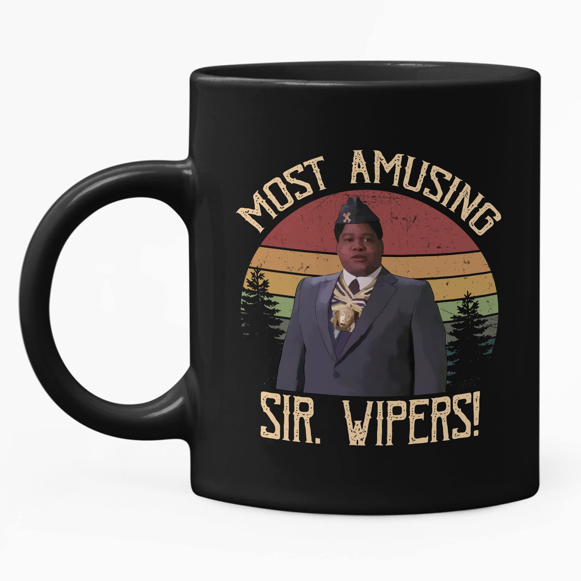 Coming To America - Oha Most Amusing, Sir. Wipers Vintage Circle Mug 11oz