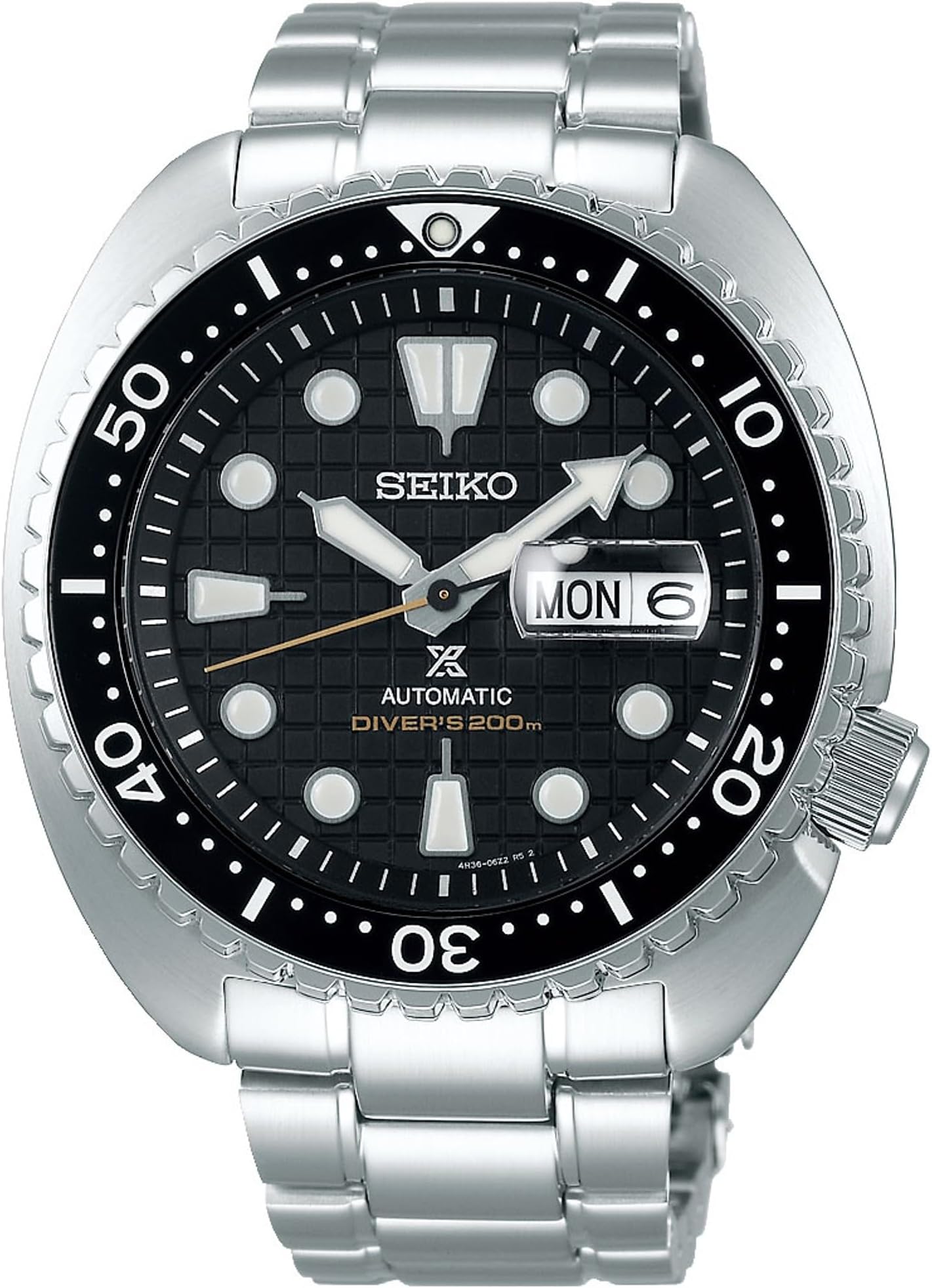 Seiko Prospex King Turtle Diver's 200m Black Ceramic Bezel Sapphire Glass Automatic Watch SRPE03K1