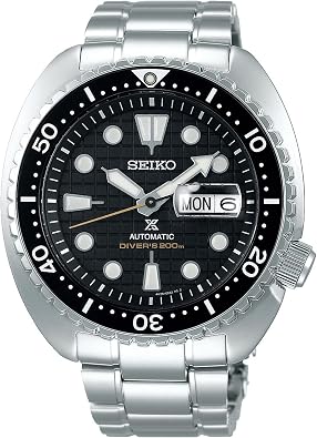 Seiko Prospex King Turtle Divers 200m Black Ceramic Bezel Sapphire Glass Automatic Watch SRPE03K1