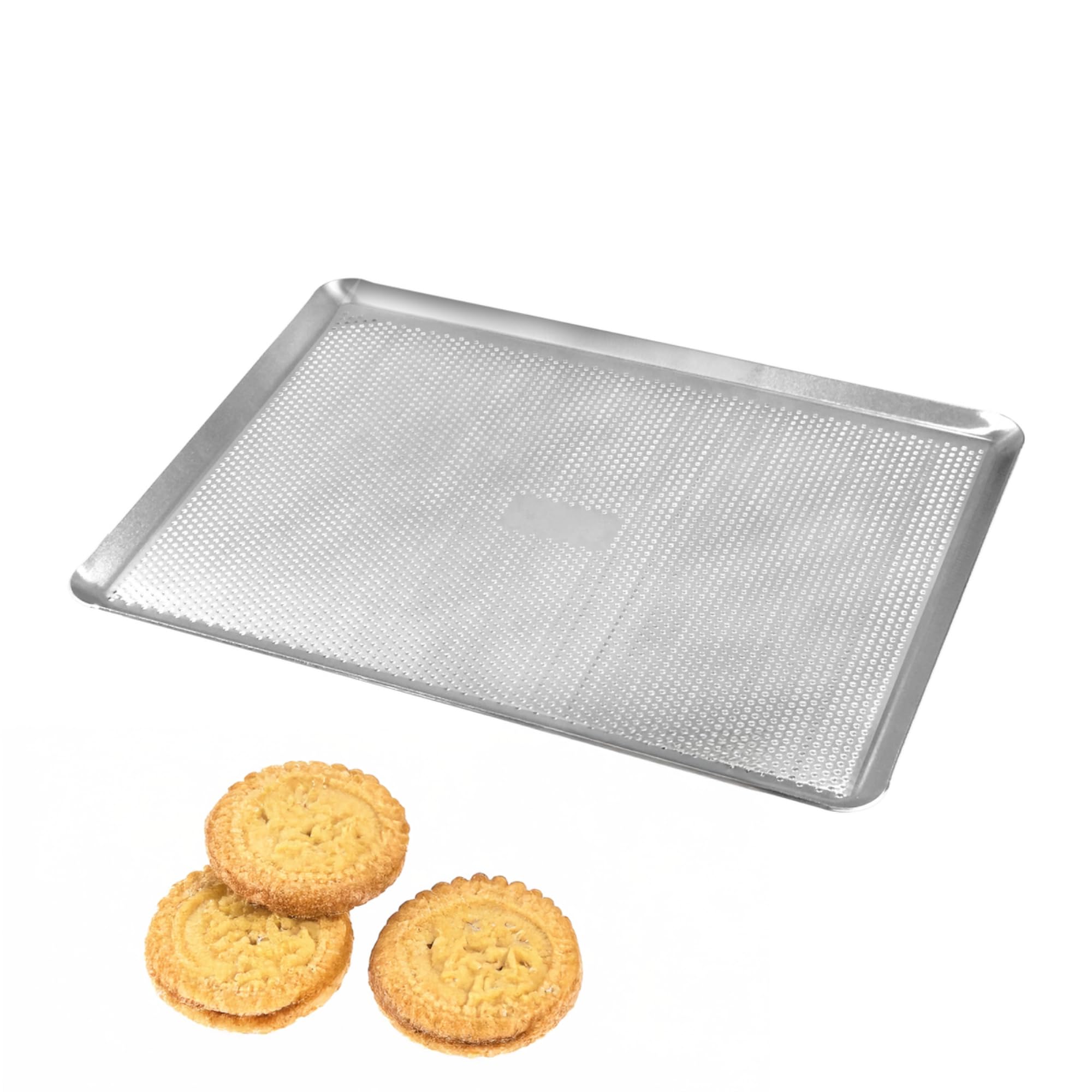 615530 Perforated Aluminum Pastry Sheet 11.56 Inch x 15.44 Inch x 0.4 Inch High