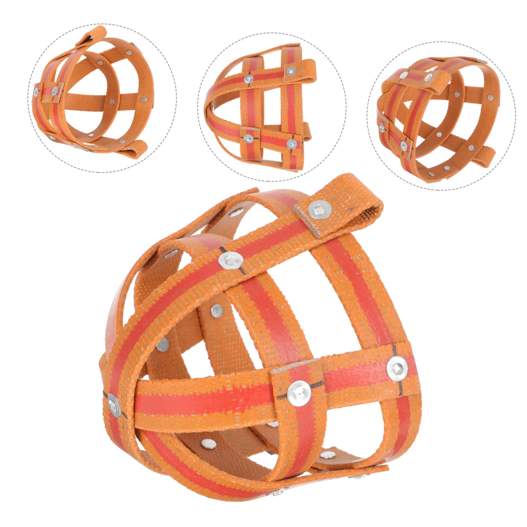minkissy Lot De 2 Muselières Réutilisables pour Porcs Confortables pour Le Bétail Robustes Et Faciles À Nettoyer