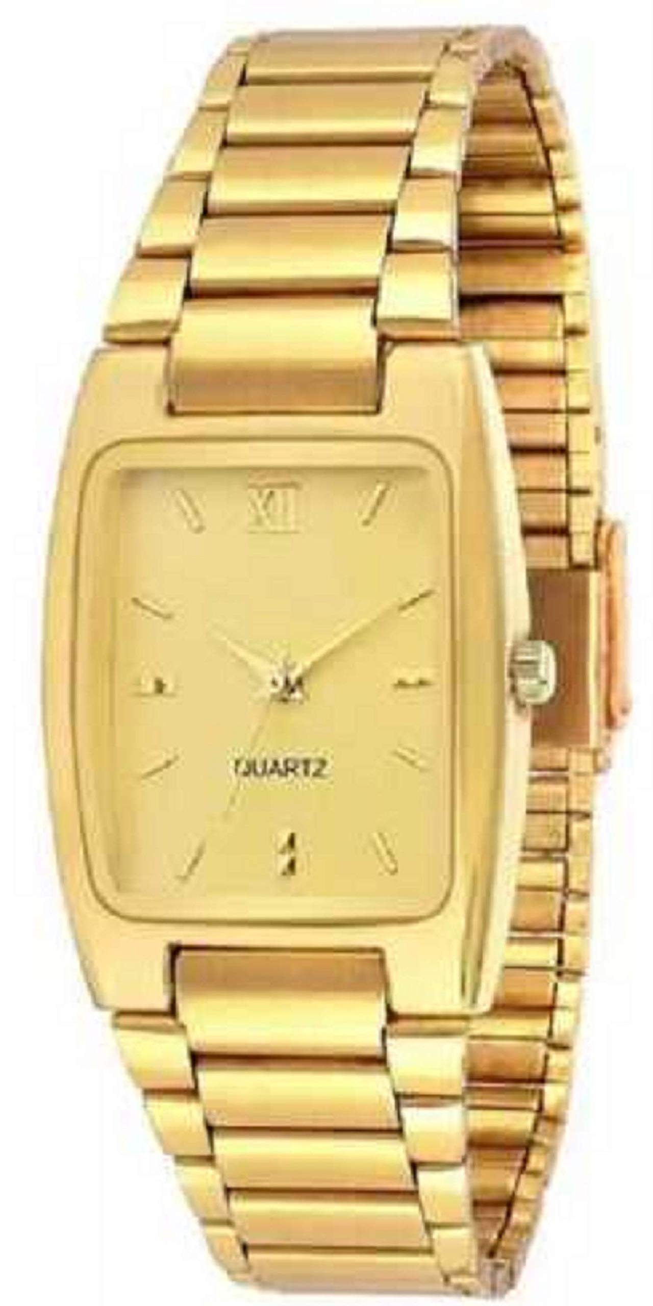 ZUPERIA Square Gold Dial Watch for Boys and Men (B0831QW1N8) Amazon Price History, Amazon Price Tracker