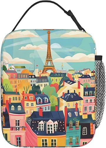 Miniatura 13 de Lonchera térmica para niños y niñas, lonchera reutilizable para la escuela, oficina, trabajo, picnic, viajes, lonchera de bailarina Lunch Box