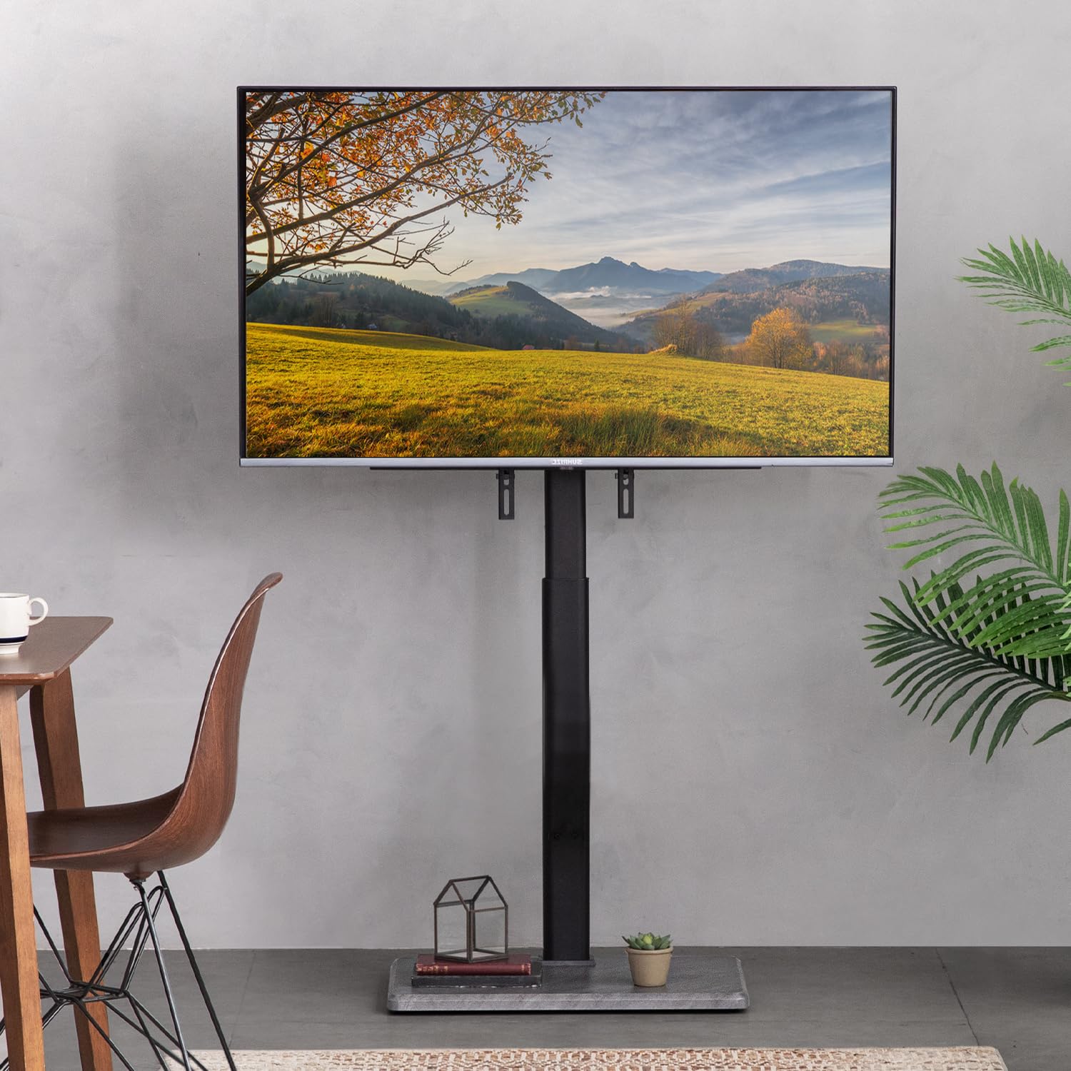 Amazon.co.jp: モダンデコ テレビスタンド 高さ調整 首振り 棚付き 32