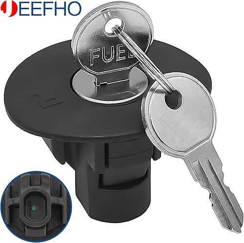Miniatura 2 de Tapa de depósito de combustible con llave compatible con Ford F150, Edge, Escape, Expedition, Explorer, Focus, Fusion, Taurus, Replaces# 10524,