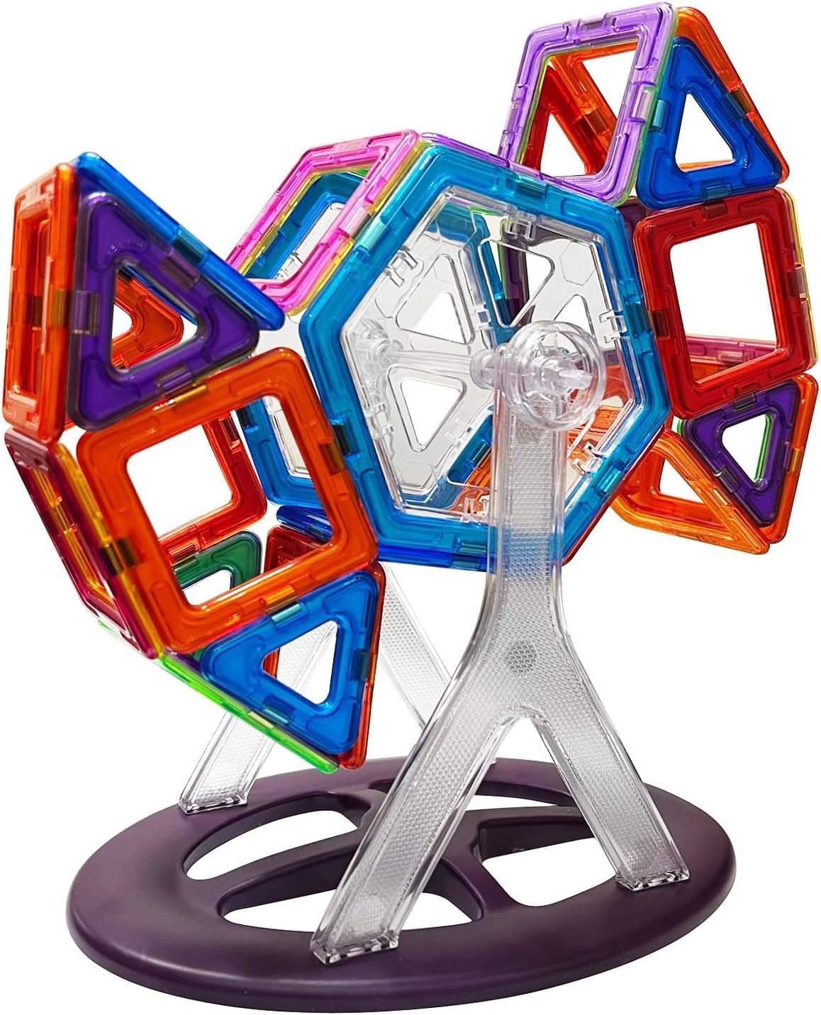 MAGNIKON Magnetbausteine, 118 Teile, Magnetische Bausteine, Bauklötze | Magnetsteine, Bausteine ab 3 Jahre, Fahrzeuge, Magnet Auto Spielzeug, Magnete für Kinder, Baukasten, Konstruktionsspielzeug