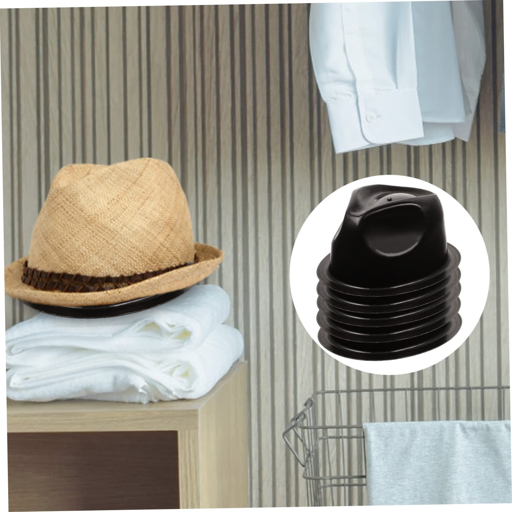 Cabilock 10piezas Soportes De Exhibición Para Sombreros Ligeros y Compactos Perchero Para Sombreros De Viaje y Hogar