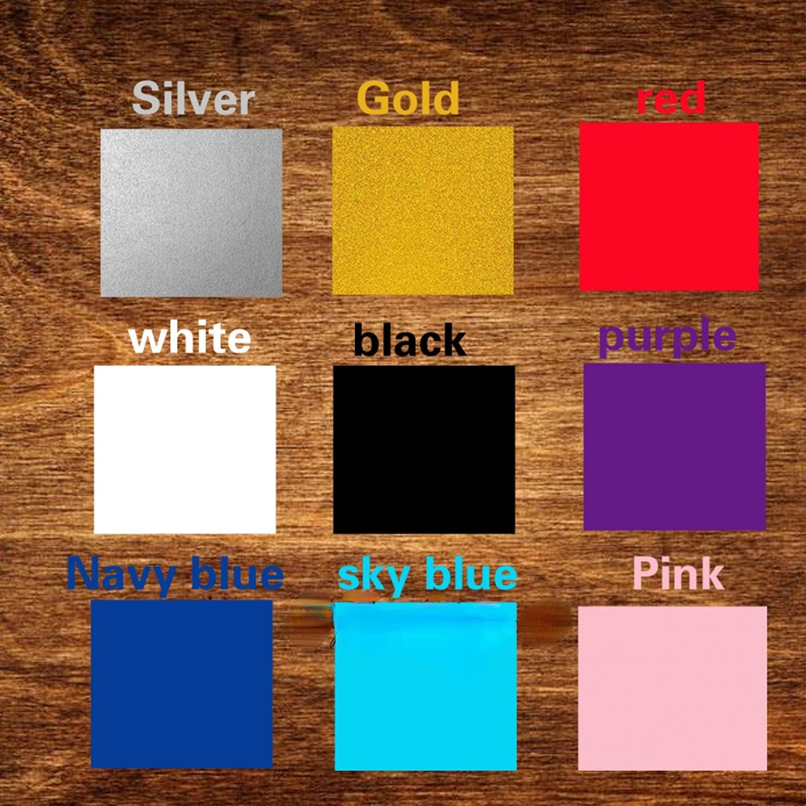 ARTPersonalizado grande nombre de madera signos de nombre, una variedad de letreros de nombre de bebé personalizados para la decoración de jardín de infantes (50 cm de largo)
