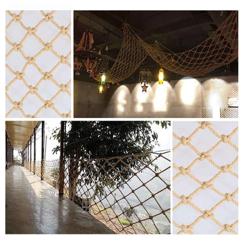 Filet de sécurité balcon filet plafond rétro corde de chanvre cloison de protection