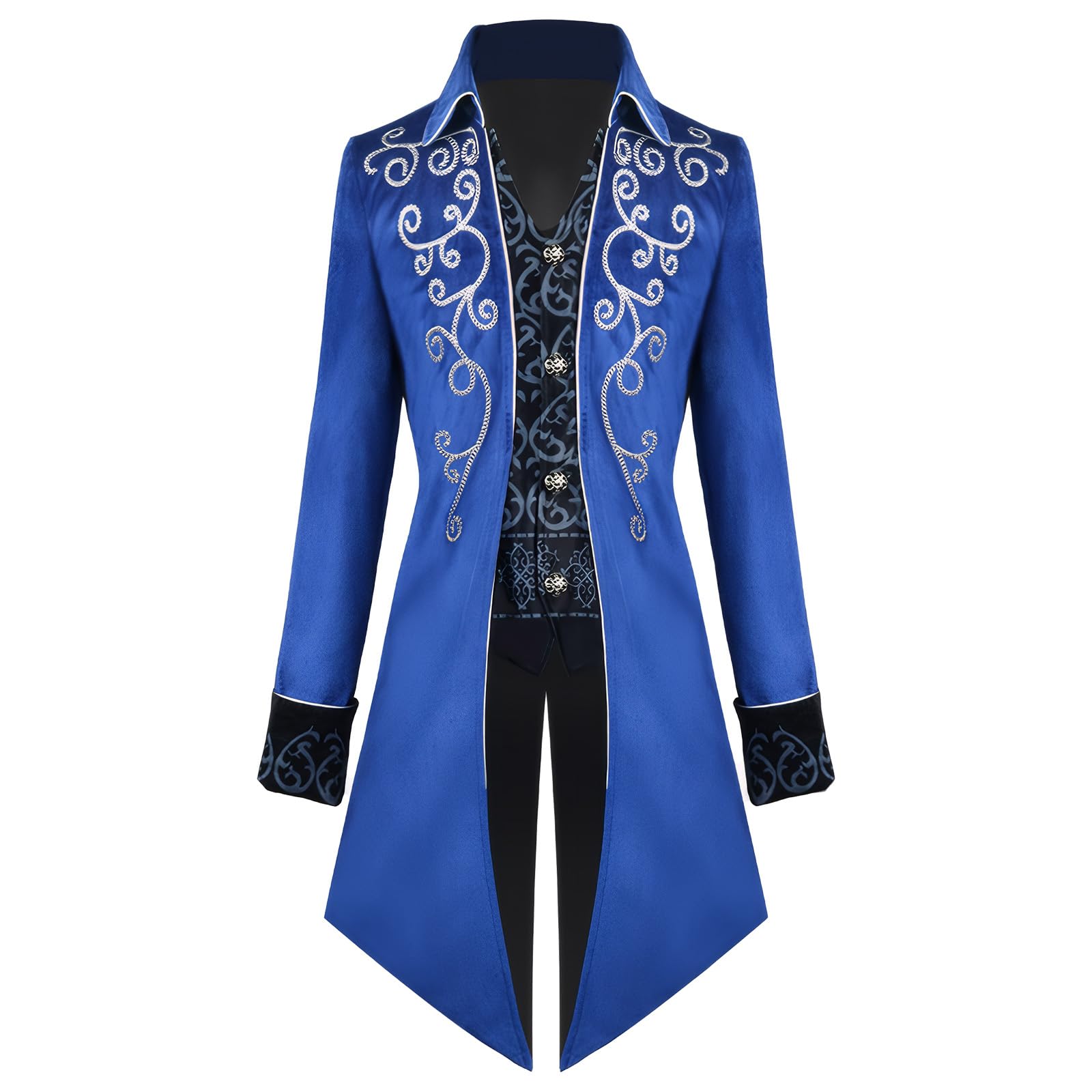 Giacca Gotica Steampunk Uomo – Cappotto Vittoriano Per Cosplay E Halloween