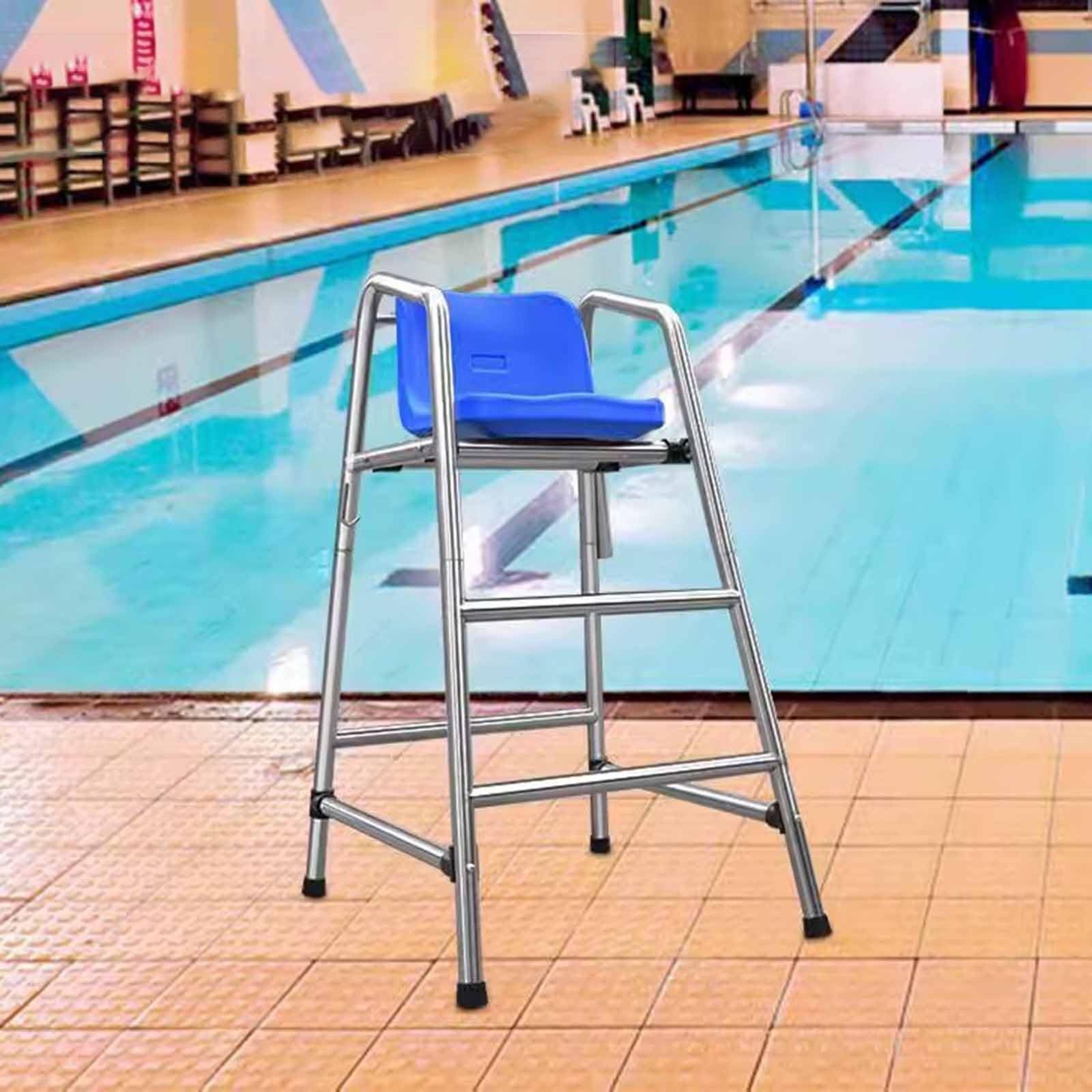 Chaise de surveillance pour sauveteurs et arbitres de piscine