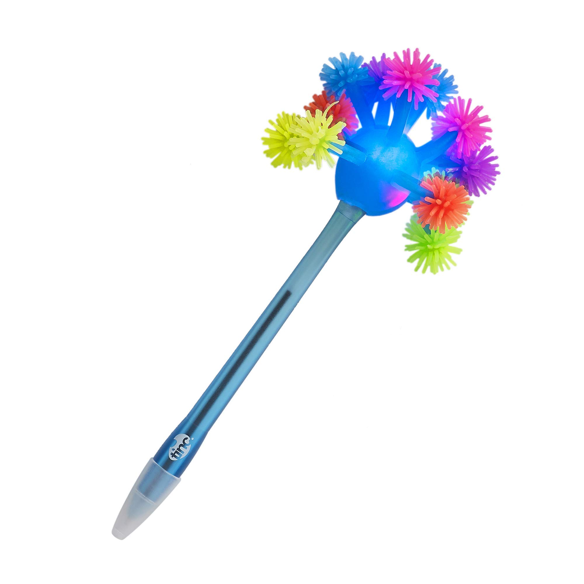 TincMulti Fuzzy Guy Pen | Birthday Giveaways for Kids | Cute stuff Party Favors for Kids | School Supplies Gifts for Girls and Boys | Cute Stationary Gifts - Blue