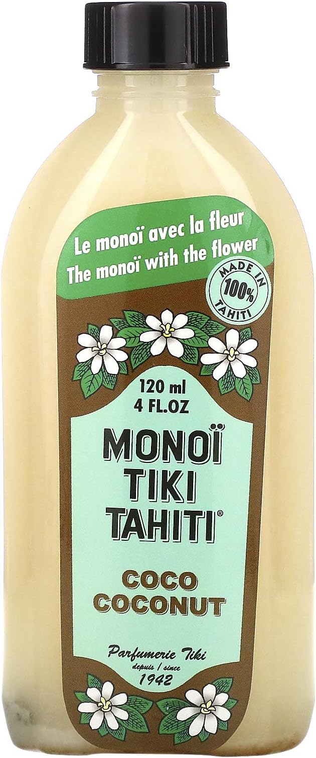 Coconut Oil Naturel Monoi Tiare Cosmetics 4 oz Oil