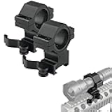 360 Tactical 30mm Heavy Duty Hex Shape Rifle Scope Rings W/1