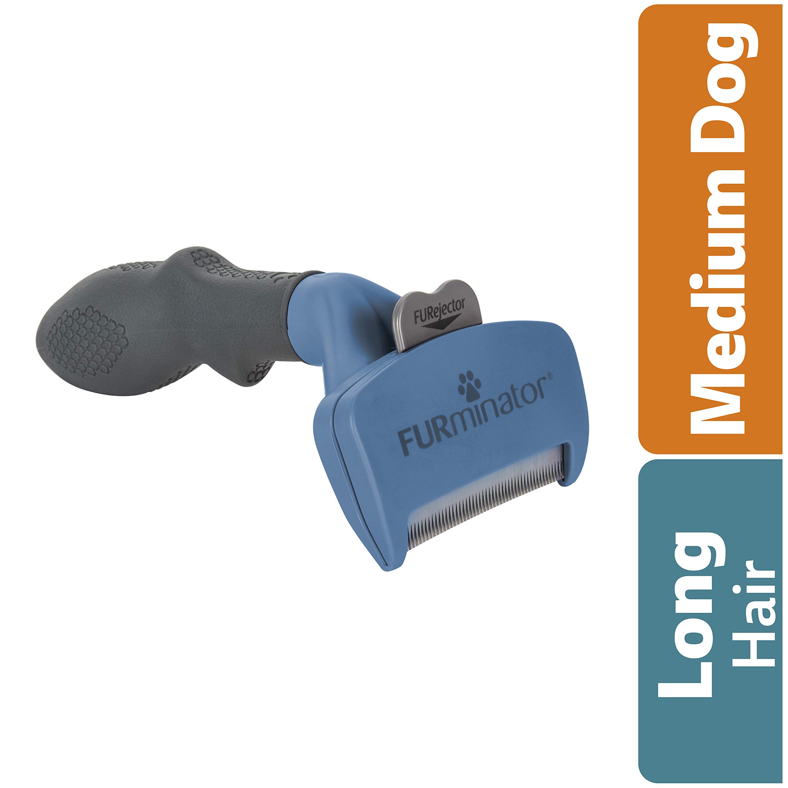 FURminator Undercoat deShedding Tool, For Medium Dogs, Long Hair