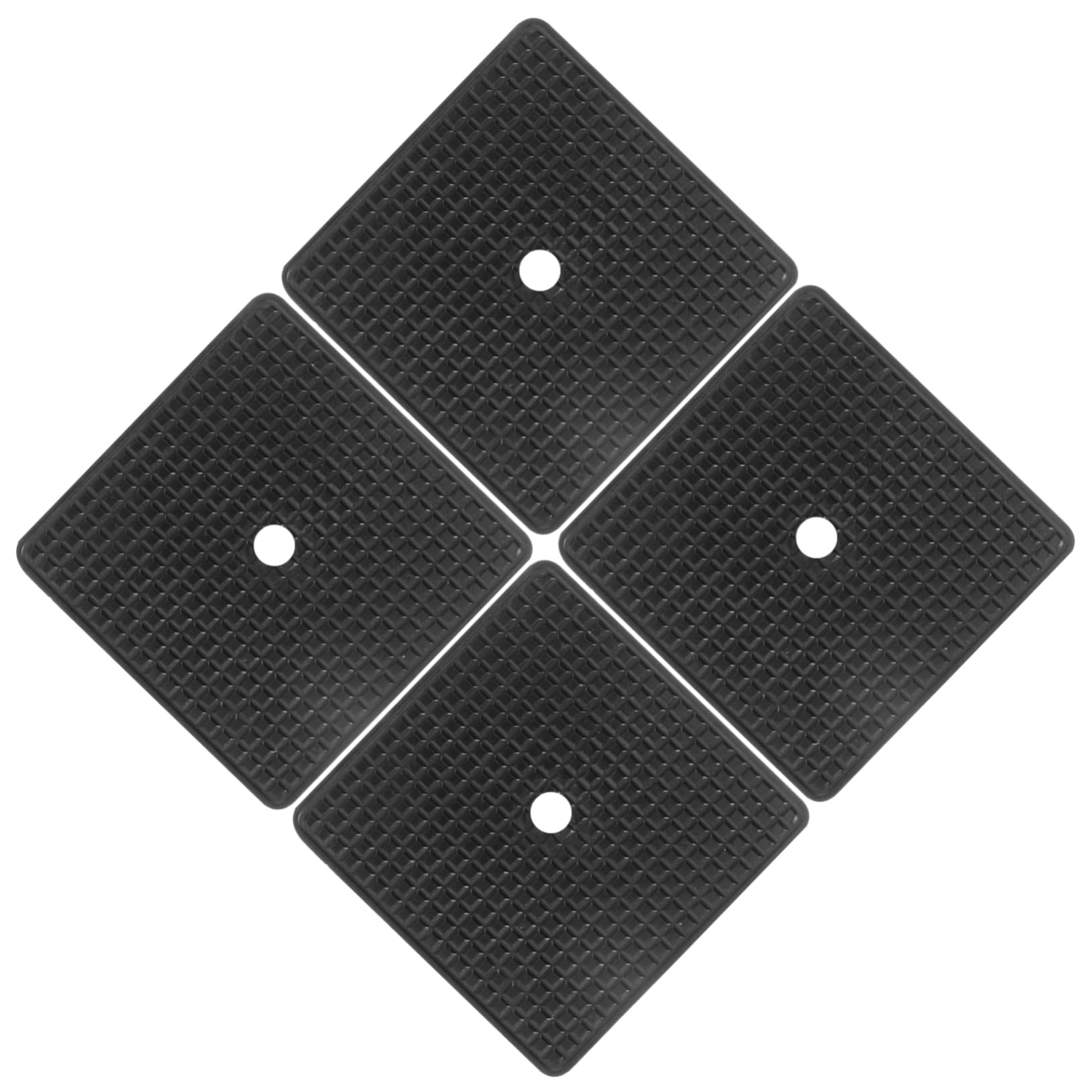 OUNONA Anti-Vibration Pads for Washing Machine 4 Pack Non-Slip Washers Dampening Pads Stabilizer for Rv