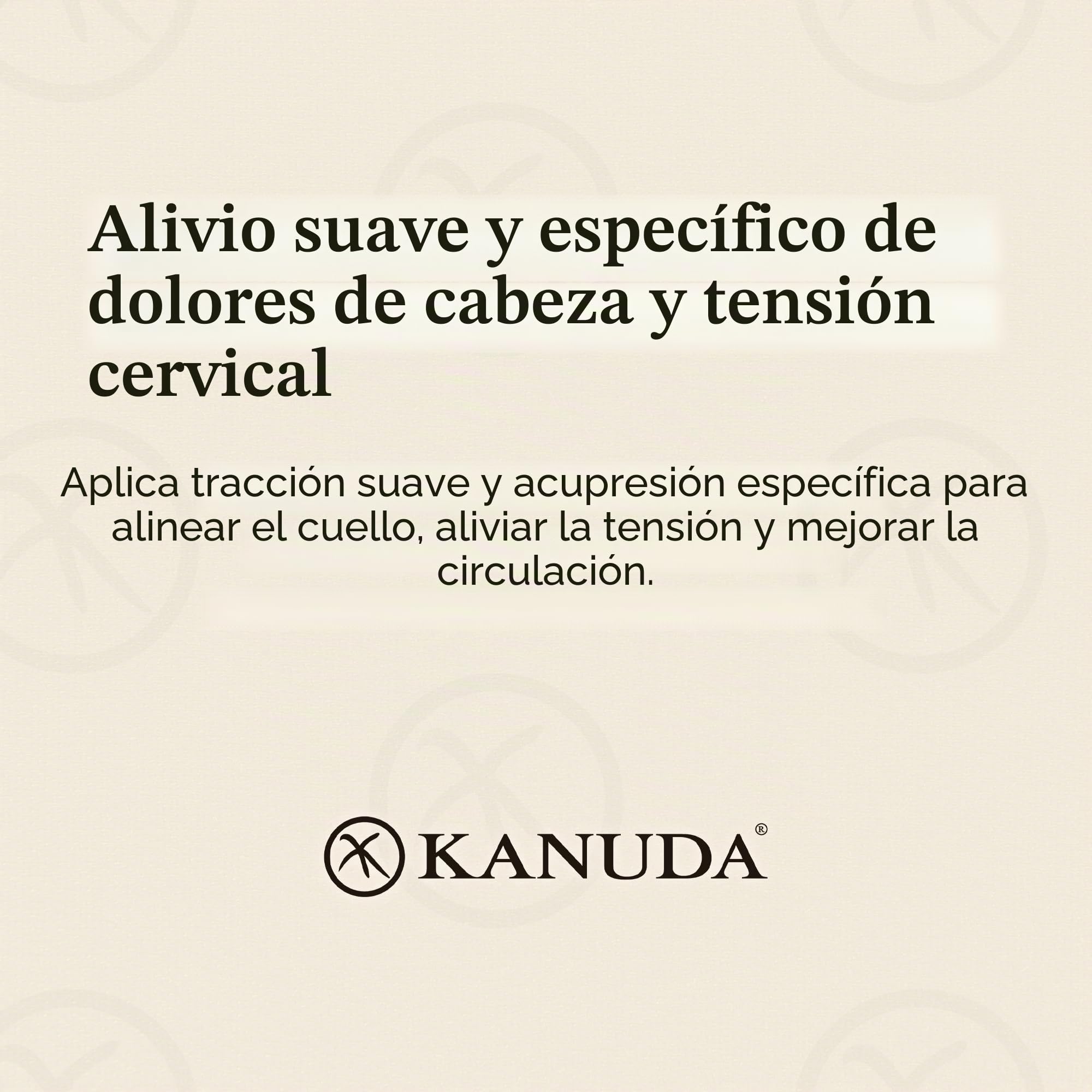 Kanuda Head Nap - Dispositivo de tracción Cervical para aliviar el Dolor de Cuello, Alivio de tensión diseñado por un fisioterapeuta