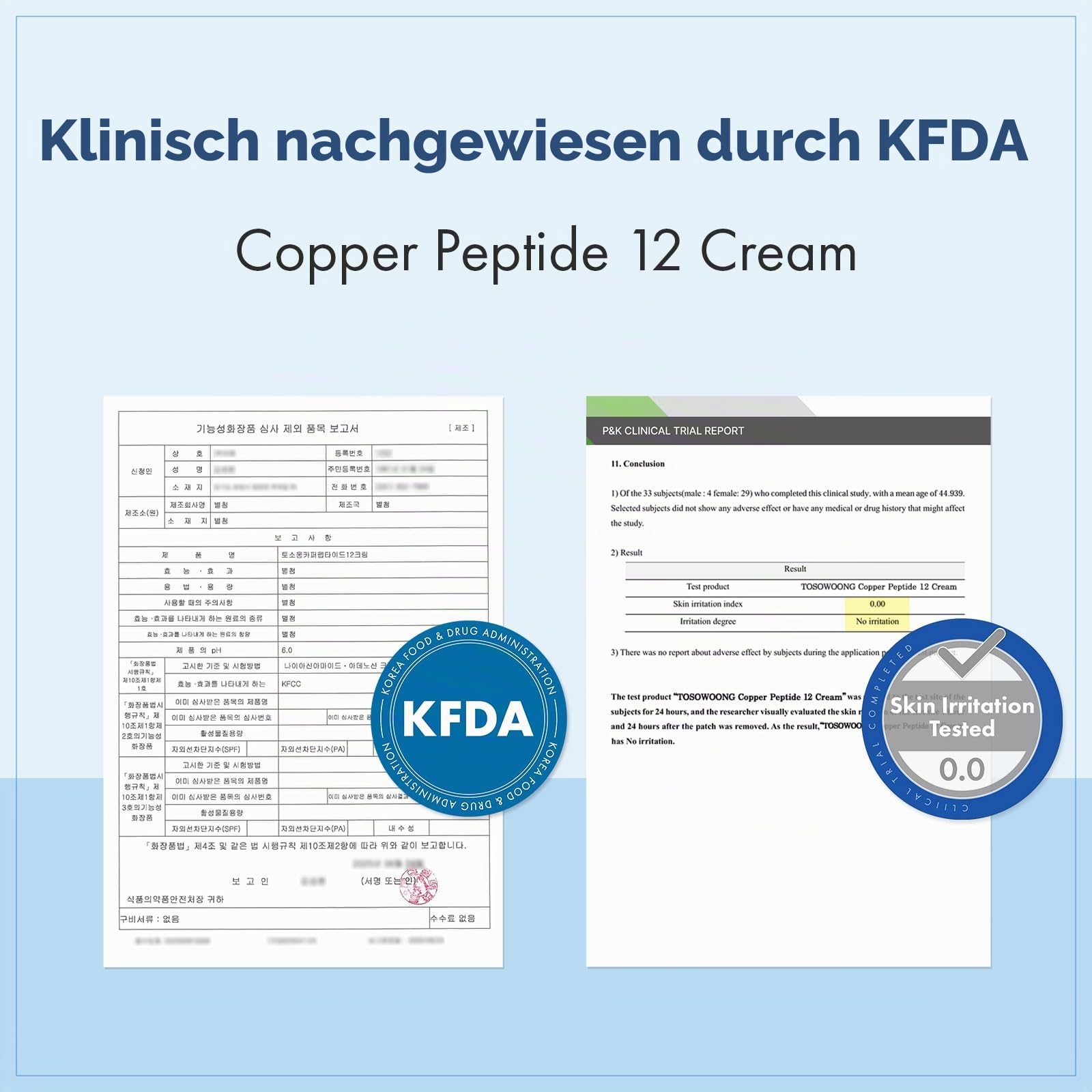 TOSOWOONG Ultimate Anti-Aging & Firming Duo: Copper Peptide 12 Cream & Copper Peptide Face Serum für jugendliche, strahlende Haut