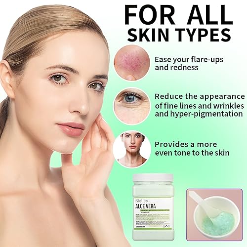 Miniatura 2 de Nielies Mascarilla facial de gelatina de oveja australiana y cereza y aloe vera para mascarillas faciales  Paquete de 3 sabores hidratantes e