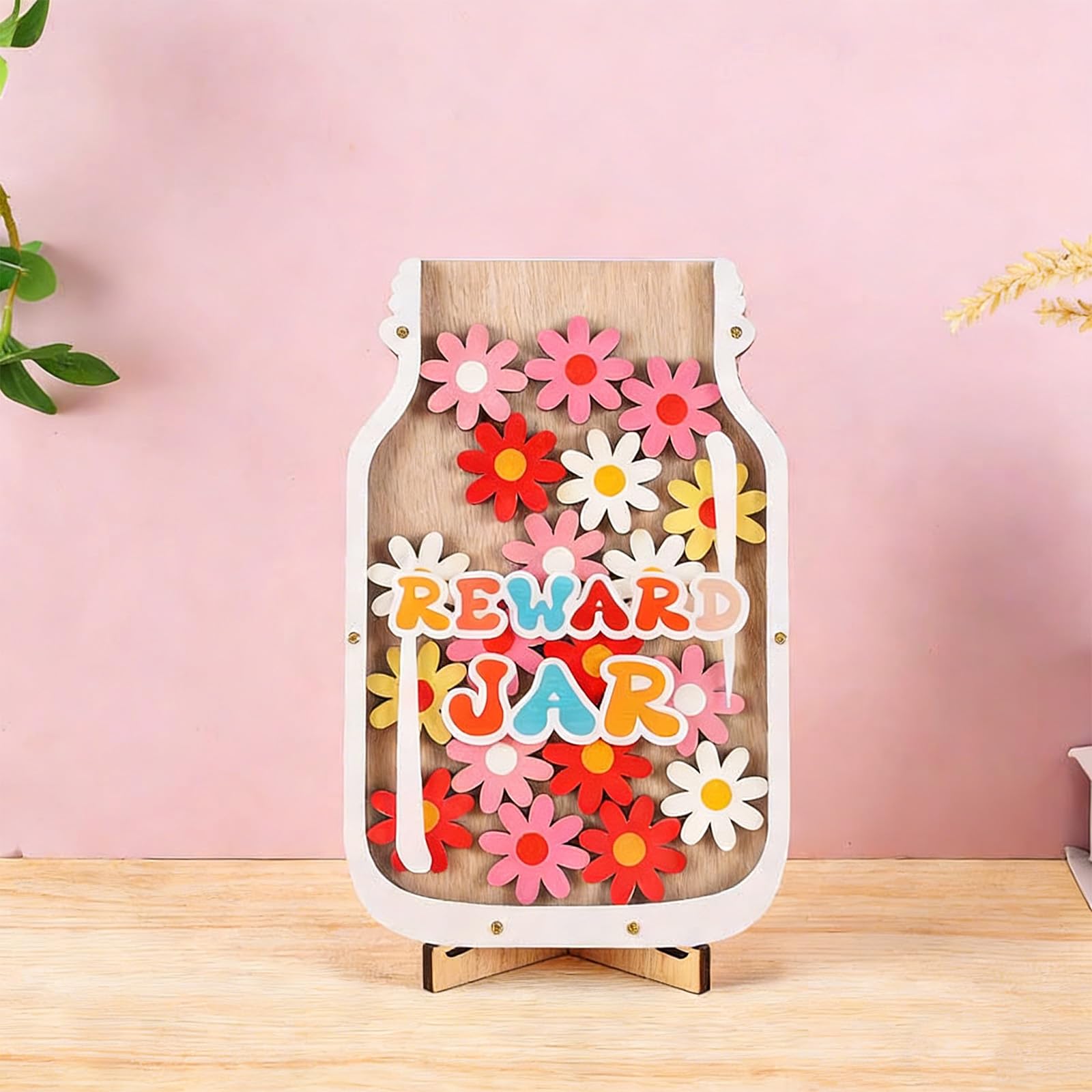 Reward Jars For Children RARITYLL Wooden Reward Jar for Kids - Image 3