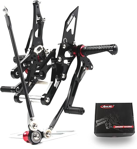 Arashi Versión 20 Repuestos traseros ajustables para Honda CBR1000RR 2004-2007 CBR600RR 2003-2005 2006 accesorios de motocicleta reposapiés
