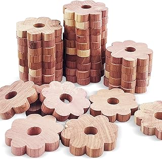 Dalephoric 30 Piezas Madera de Cedro, Antipolillas para Ropa Armario, Cedro Antipolillas Natural, Protección Antipolillas para Armarios, Fragancia Natural, Ambientador, para Ropa y Cajones