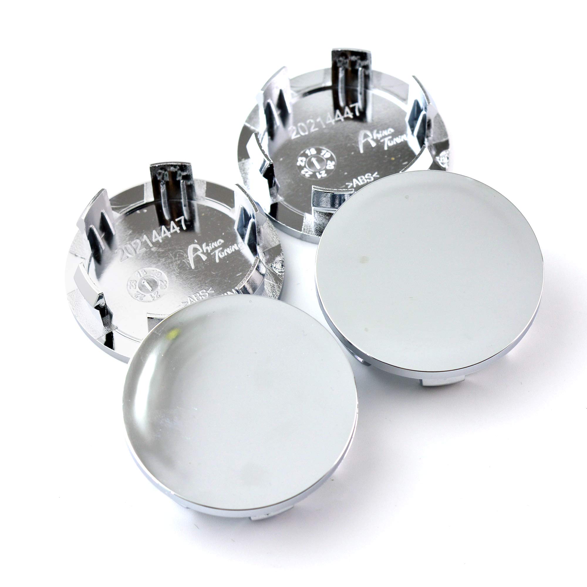 Amazon | ホイールセンターキャップ 外径54mm 内径46mm 4個 クローム 