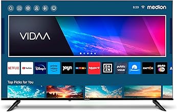 MEDION X15015 (MD 31641) 125.7 cm (50 Inch) TV (Smart TV, 4K Ultra HD, HDR, VIDAA Store, Netflix, Prime Video, Disney+, DAZN, Paramount+, HbbTV, PVR, Bluetooth)