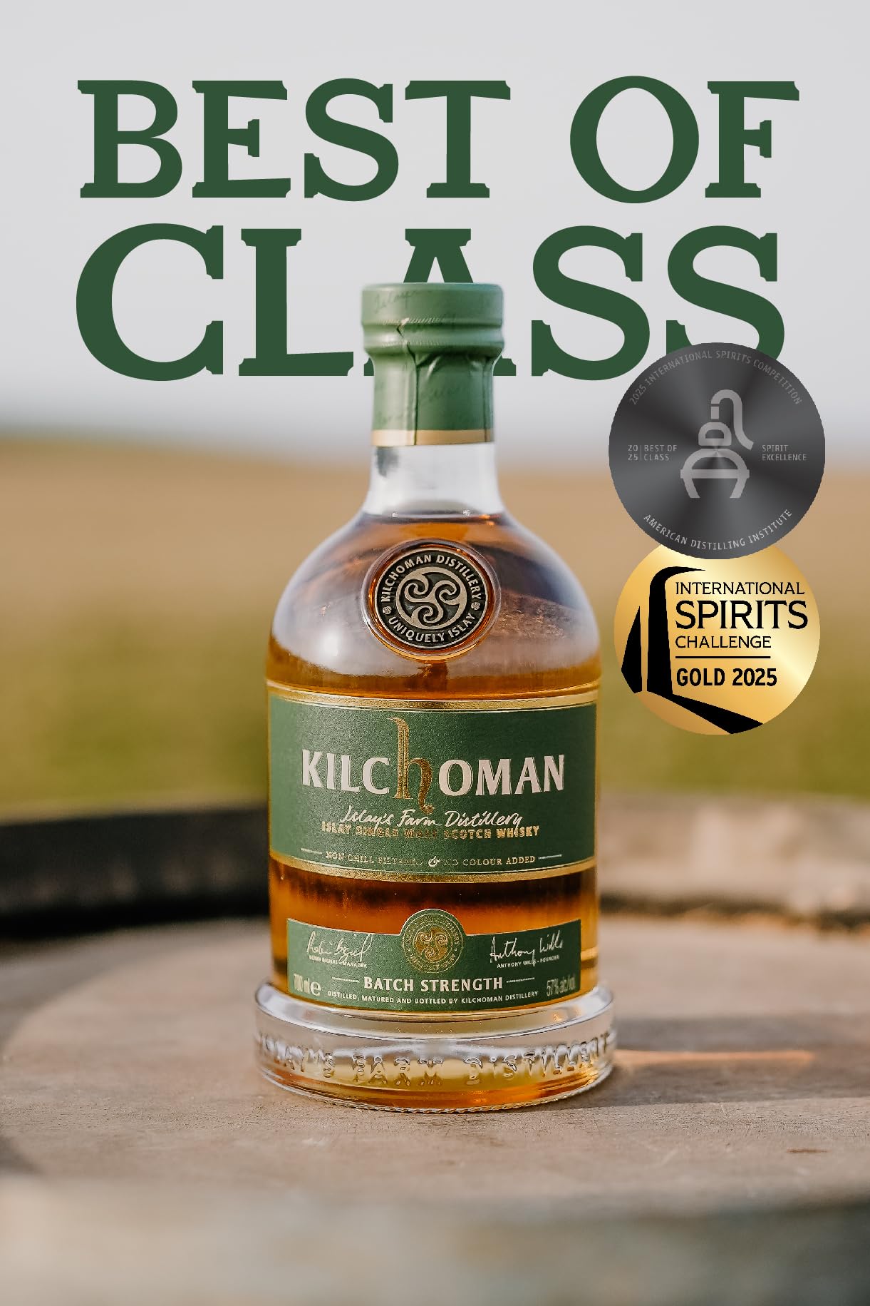 Kilchoman BATCH STRENGTH Islay Single Malt Scotch Whisky 57% Vol