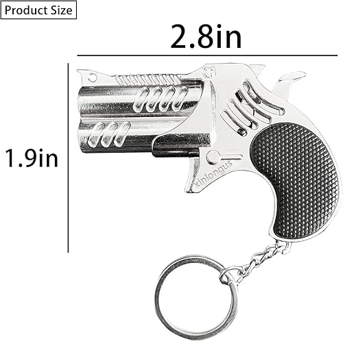 Miniatura 4 de Rubber Band Gun Creative Keychains Decorative Ornaments School Bag Pendants Creative Decompression Toys (Black)