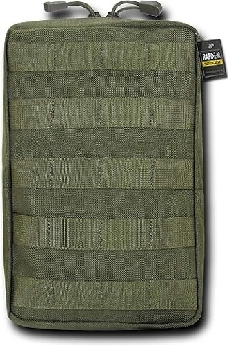 Rapdom Tactical 6.10 - Bolsa utilitaria (vertical), verde oliva, 10 pulgadas de alto x 6 pulgadas de ancho x 3 pulgadas de profundidad