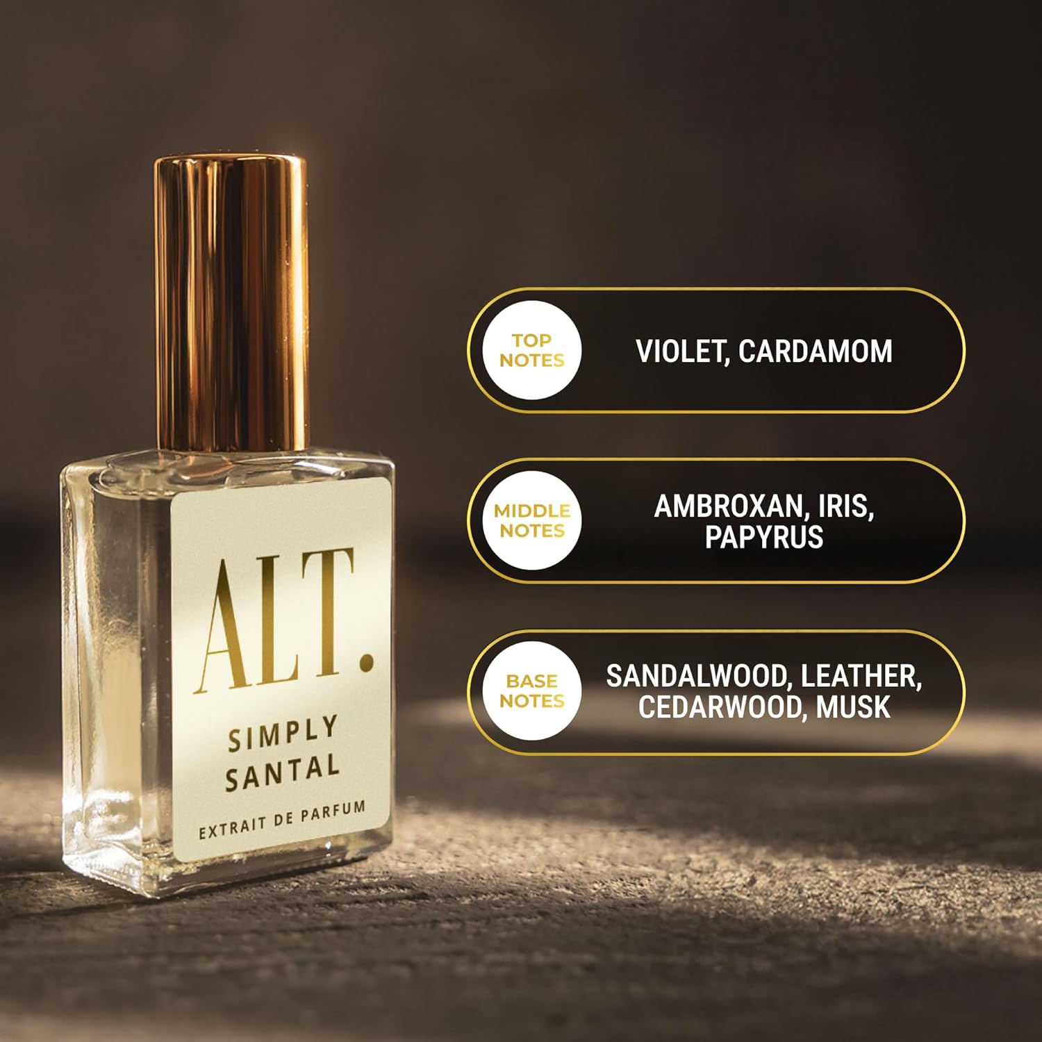 ALT. FRAGRANCES Simply Santal Extrait de Parfum Unisex Perfume Inspired by Santal 33 Perfume 60ml - Image 3