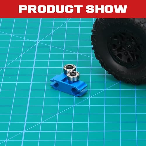 Miniatura 5 de RCAWD para 17 Arrma Center Driveshaft Soporte de alta velocidad Set de aleación de aluminio ARA109011 ARA109001 ARA7617V2 ARA7615V2 para Infracción