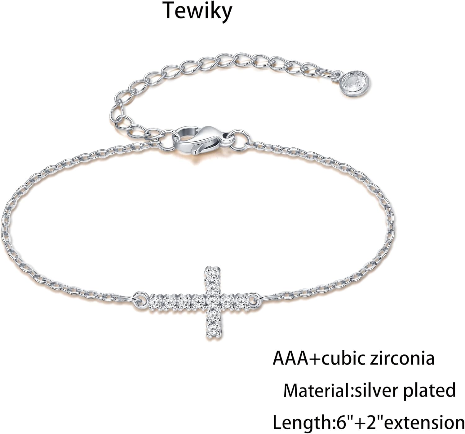 Tewiky Waterproof Gold Bracelets for Women Non Tarnish - Dainty Stack 14K Gold Plated/Sterling Silver Chain Bracelets Set Adjustable Trendy Jewelry for Women - Image 5