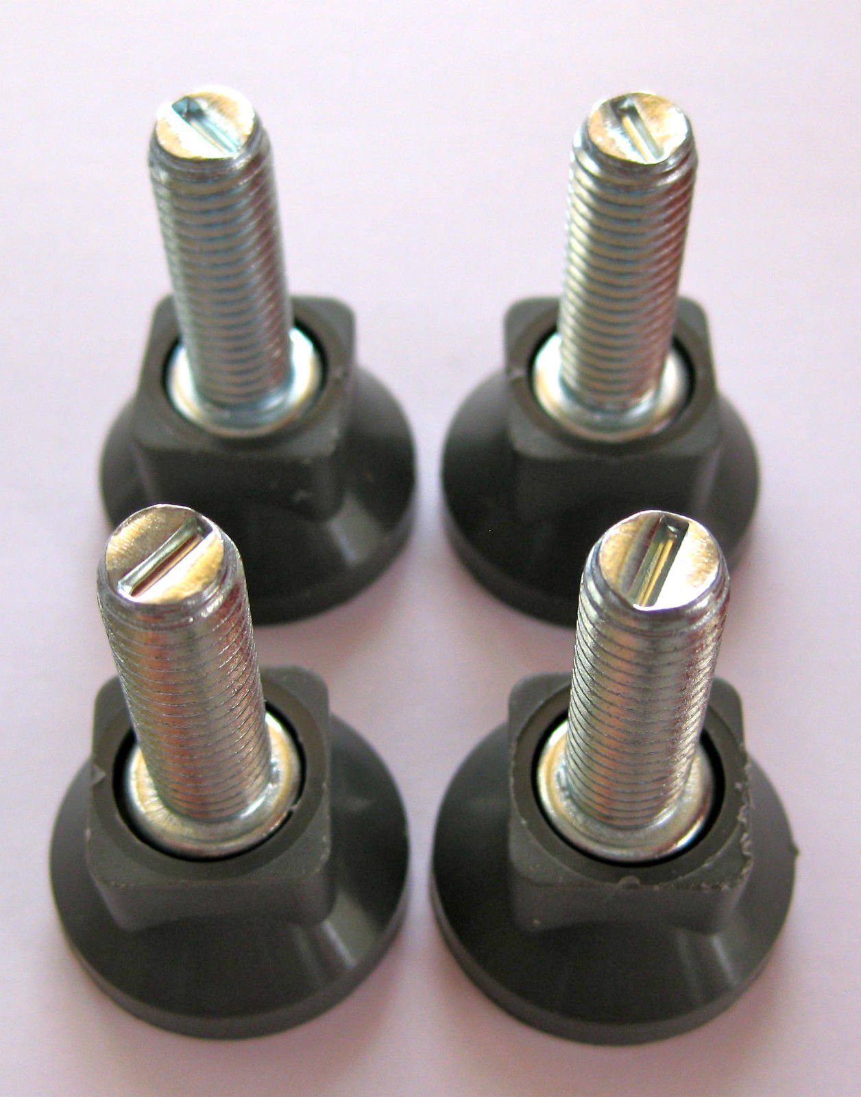 4X Levelling feet/foot M8x25mm kitchen desk table sink prep bench dryer washing
