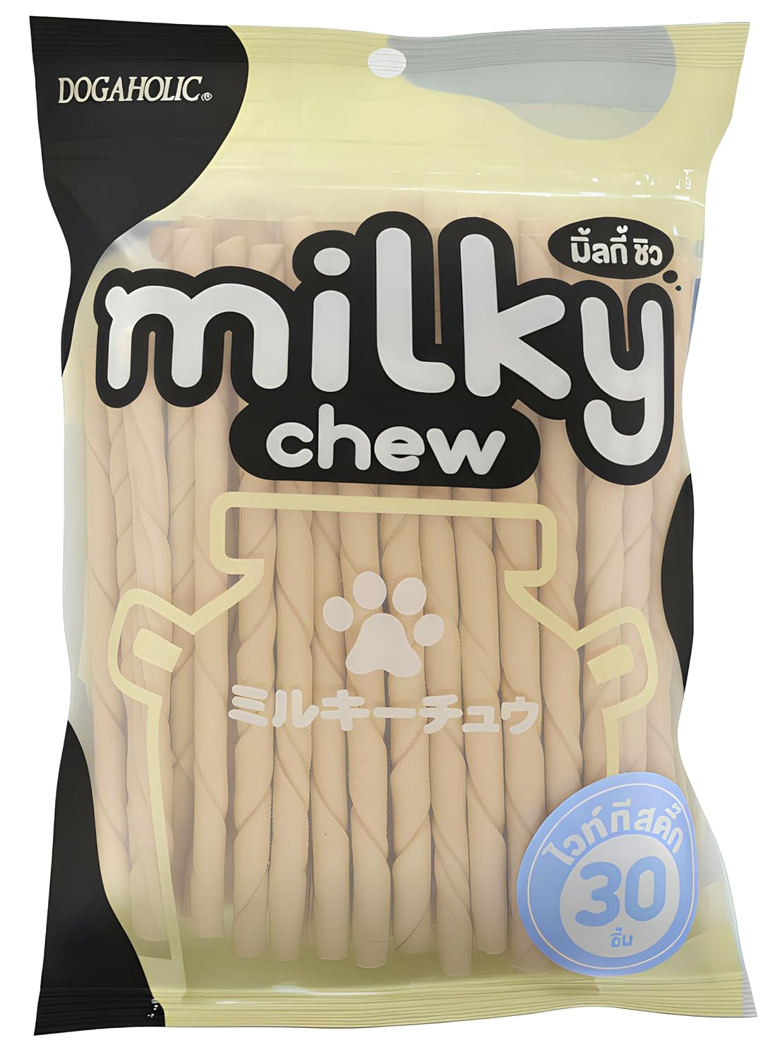 Dogaholic All Life Stages Milky Chews Sticks Dog Treat (30 Pieces)