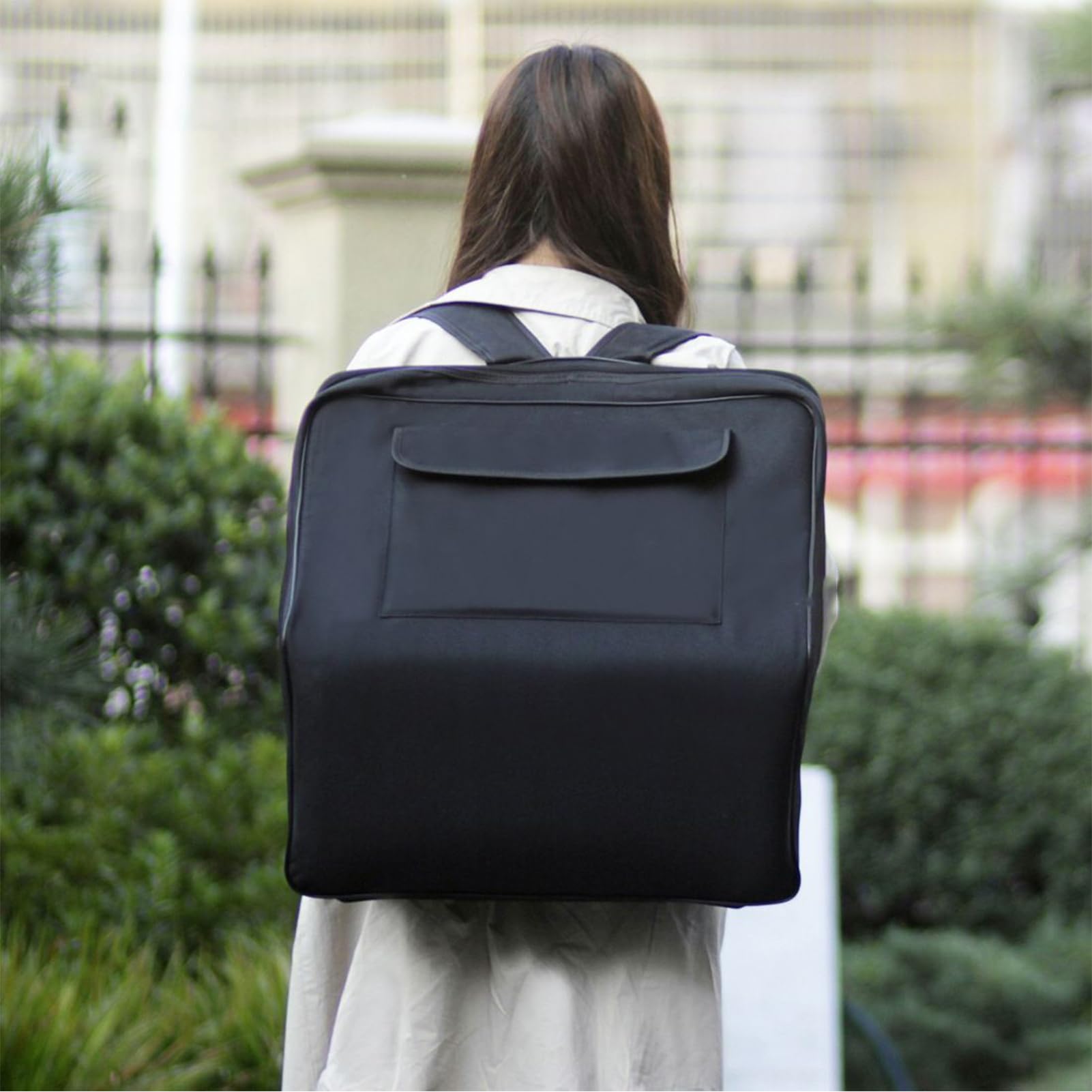 Genérico Caso di fisarmonica, Bass Piano Bag, Strumento di Trasporto Zaino, Zaino Fisarmonica Piano Spike Tessuto Oxford Imbottito per Principianti ed appassionati