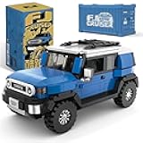 dOMOb FJ40 Land Cruiser SUV Car Building Kit – 622 pcs Building Blocks Set w/Container Display Box – Modular Scale 1:32 Model – Bricks Toy for Kids & Adults 8+ – for Boys, Hobbyist, Collector
