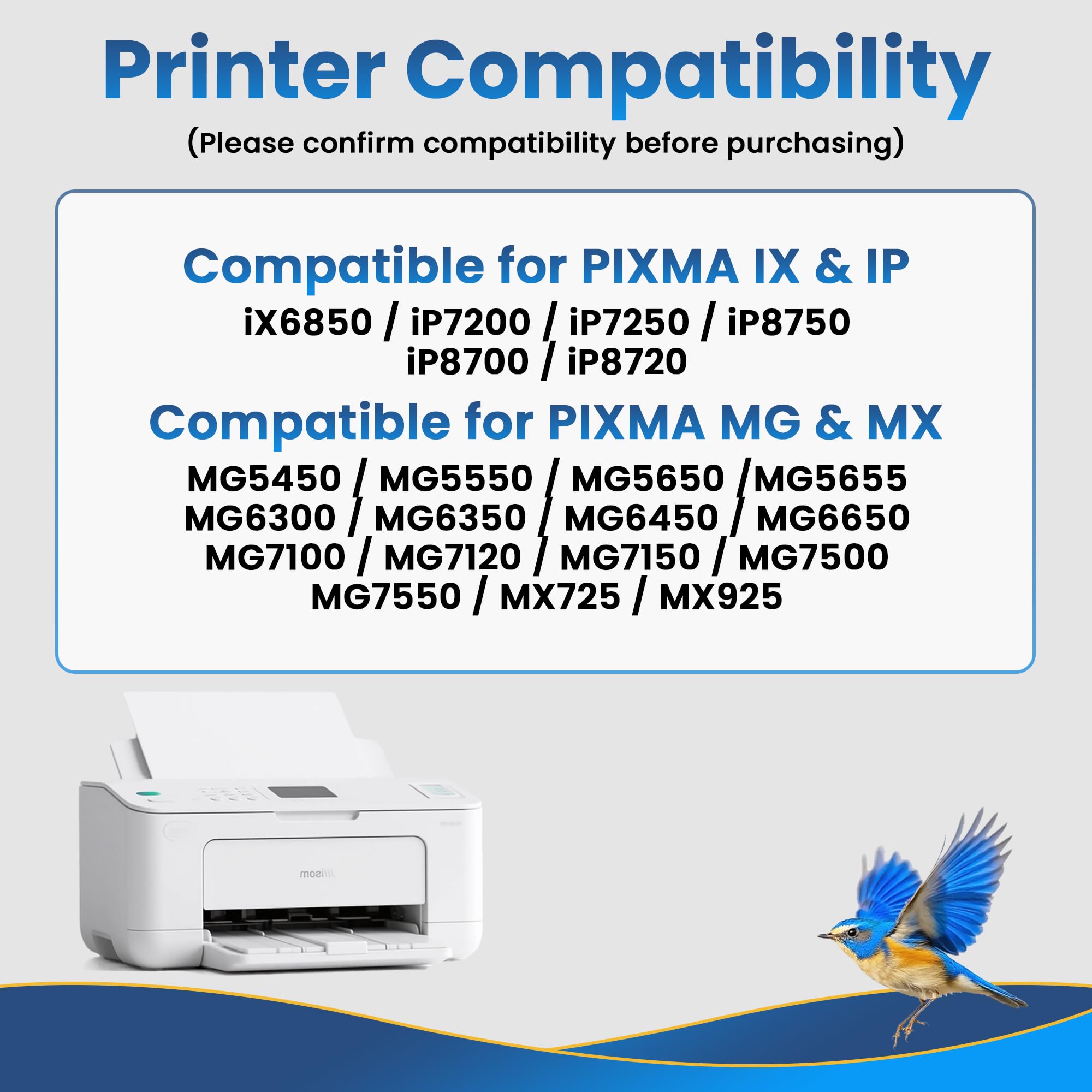 550XL 551XL wkład atramentowy kompatybilny z Canon 550 551XL do PIXMA IP7250 MX925 MX725 MG550 MG5650 MG7550 MG6650 MG5450 MG6350 MG6450 MG7150