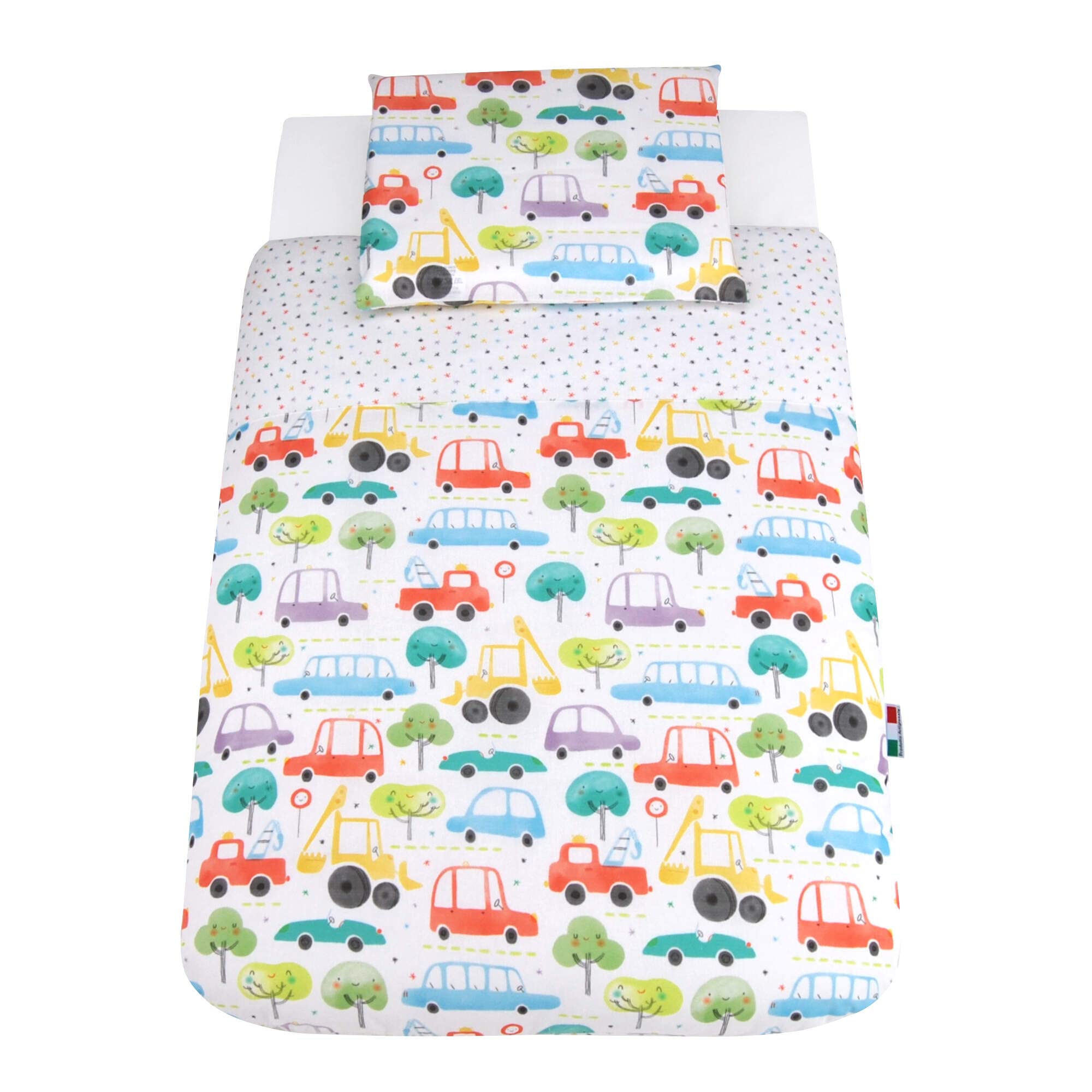 Set Lenzuola 5 Pezzi Per Culla Next To Me | Compatibile Chicco, Kinderkraft, OEKO-TEX, Cuscino E Copripiumino - Foto 11